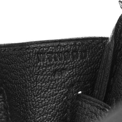 Hermes Togo Birkin 25 Black 8 of 11