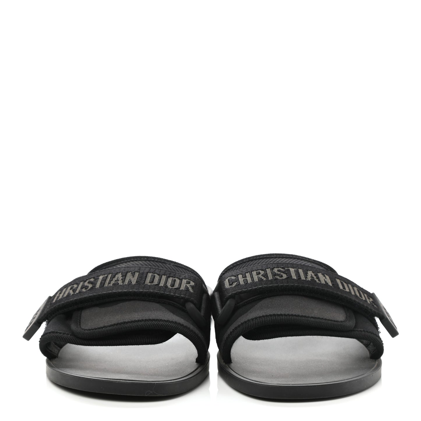 Technical Stretch Fabric Camouflage Dio(r)evolution Slide Sandals 38 Black Military