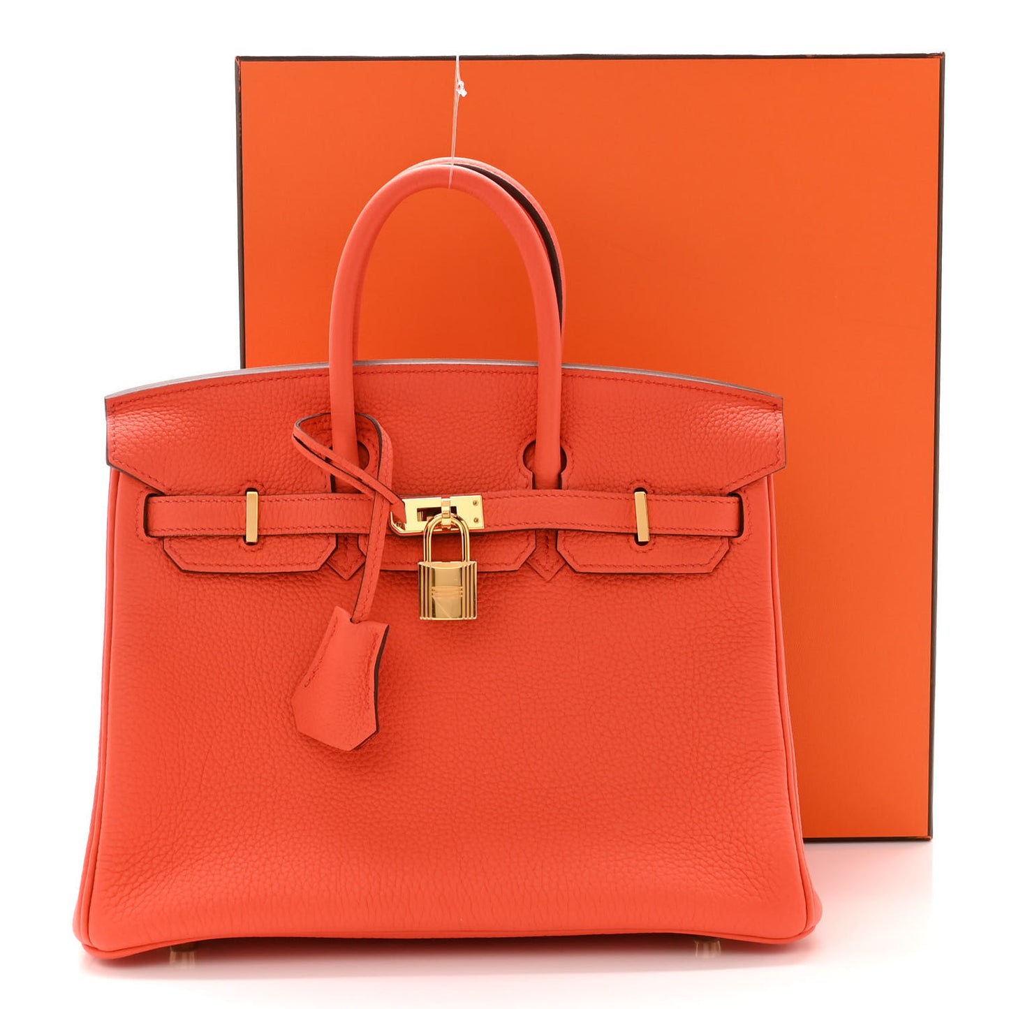 Togo Birkin 25 Orange Poppy