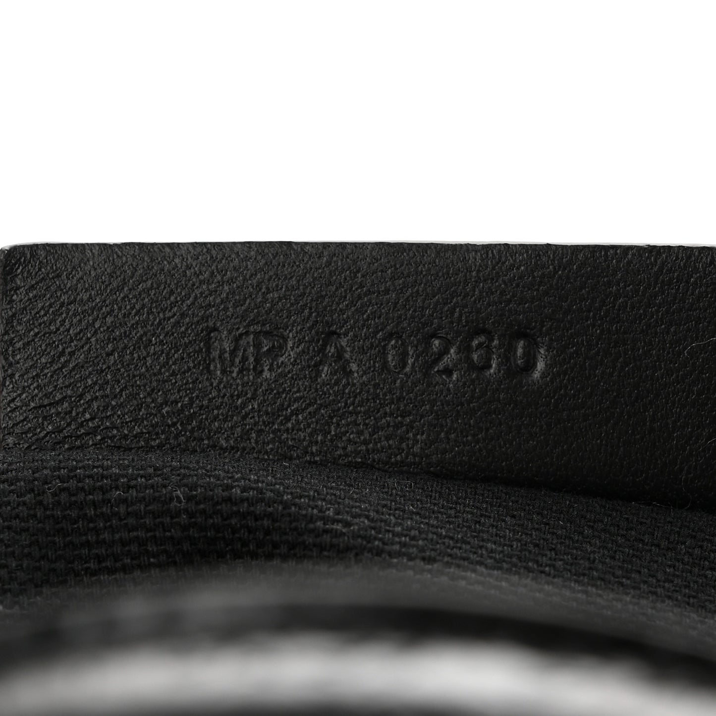 Calfskin Crocodile Embossed Mini Antigona Black