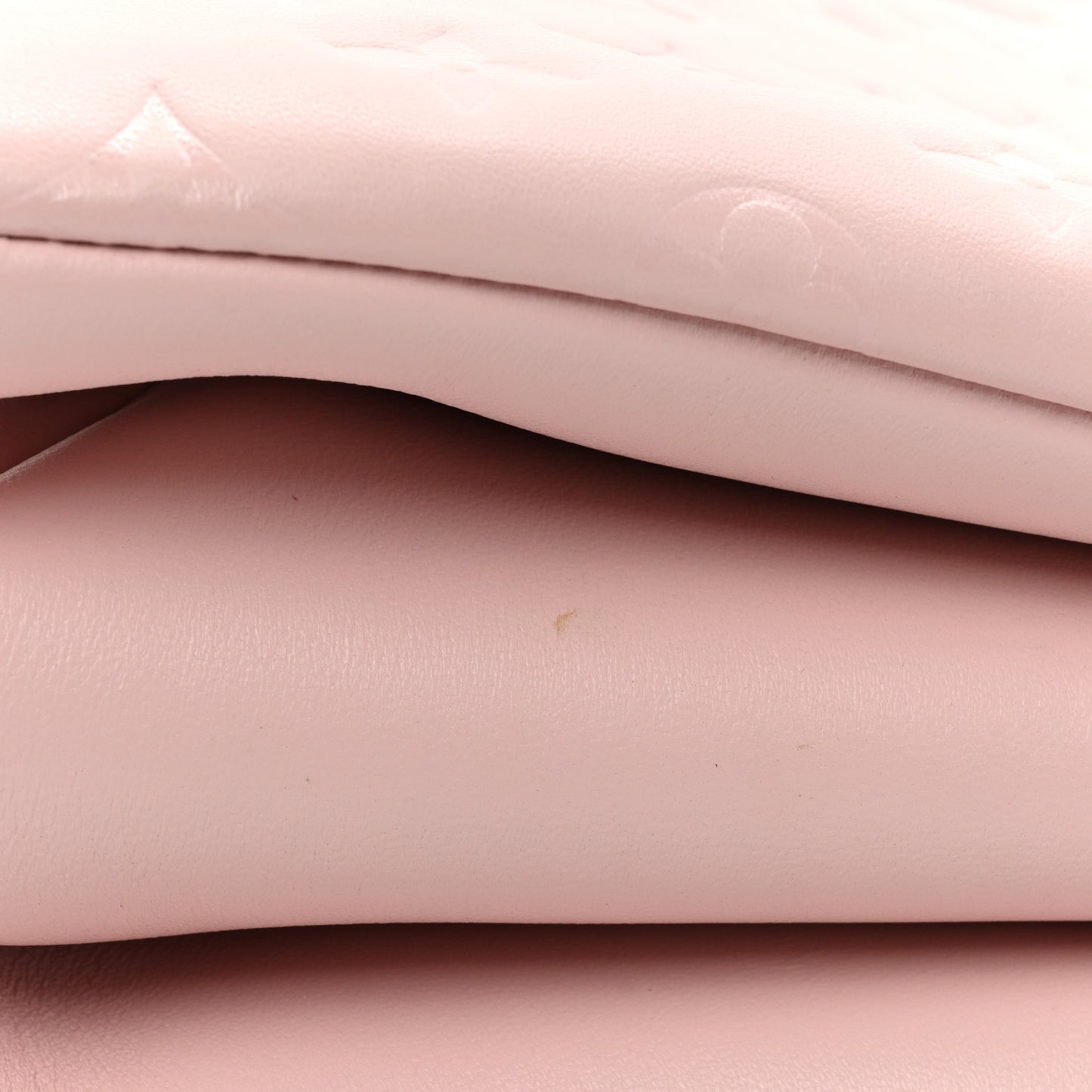 Lambskin Embossed Monogram Coussin PM Rose