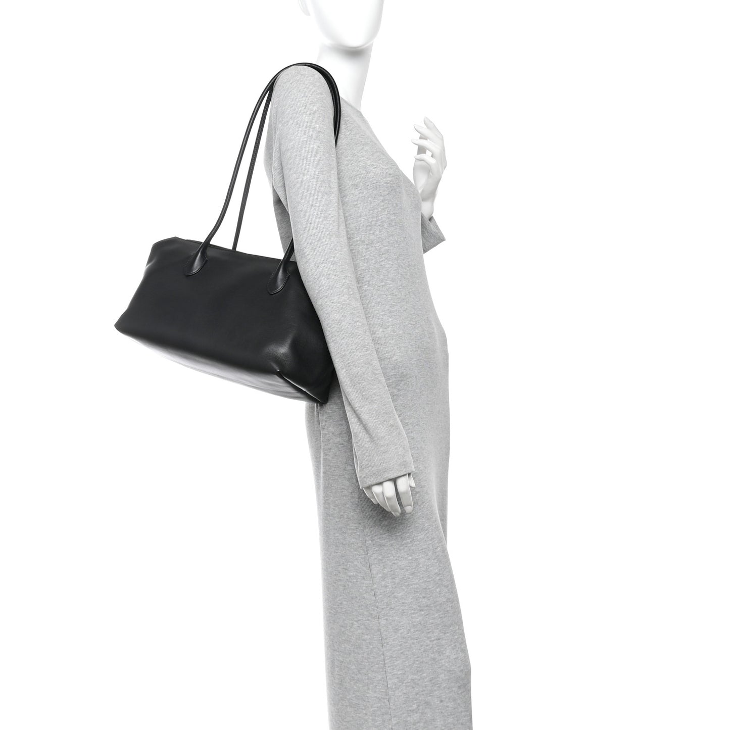 Grained Calfskin Terrasse Bag Black