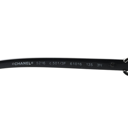 Chanel CC Sunglasses 5216 Black 5 of 8