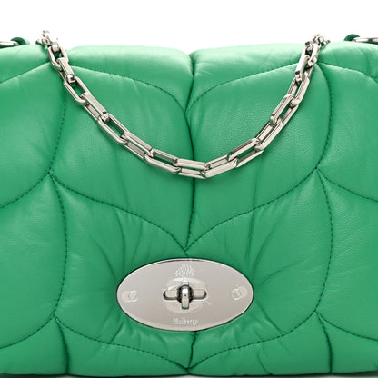 Mulberry Nappa Pillow Quilted Little Softie Bag Lawn Green 7 of 9