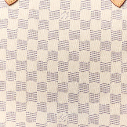 Louis Vuitton Damier Azur Neo Neverfull MM Rose Ballerine 12 of 14