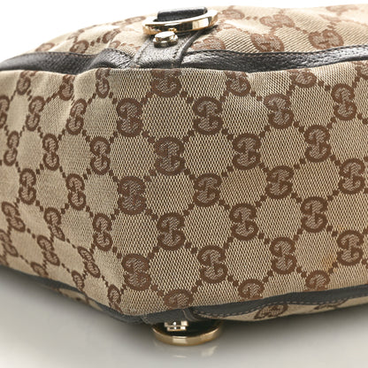 Gucci Monogram Abbey Small Tote Dark Brown 9 of 10