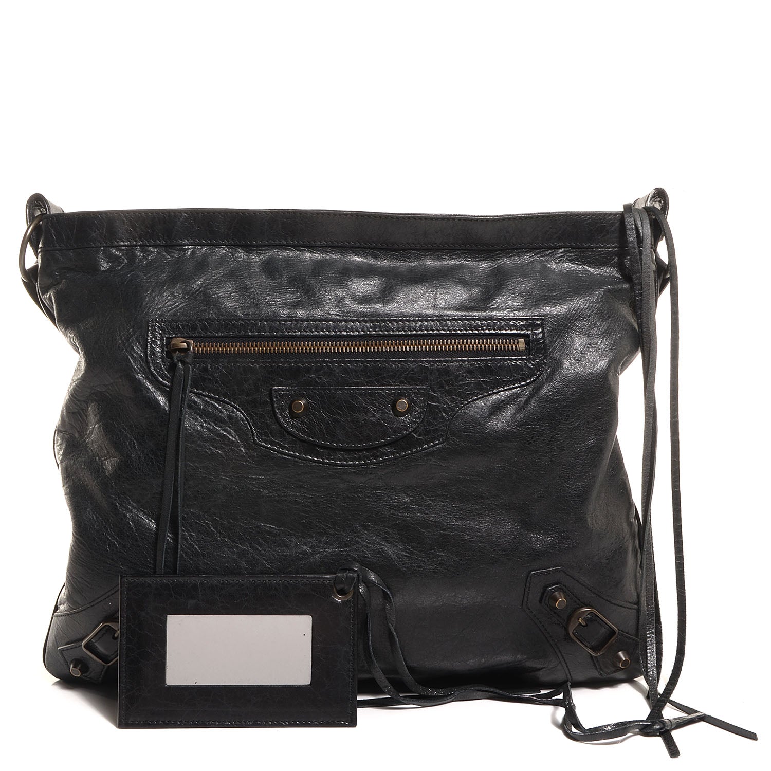 Balenciaga Chevre Classic Hardware Flat Messenger Black 12 of 12
