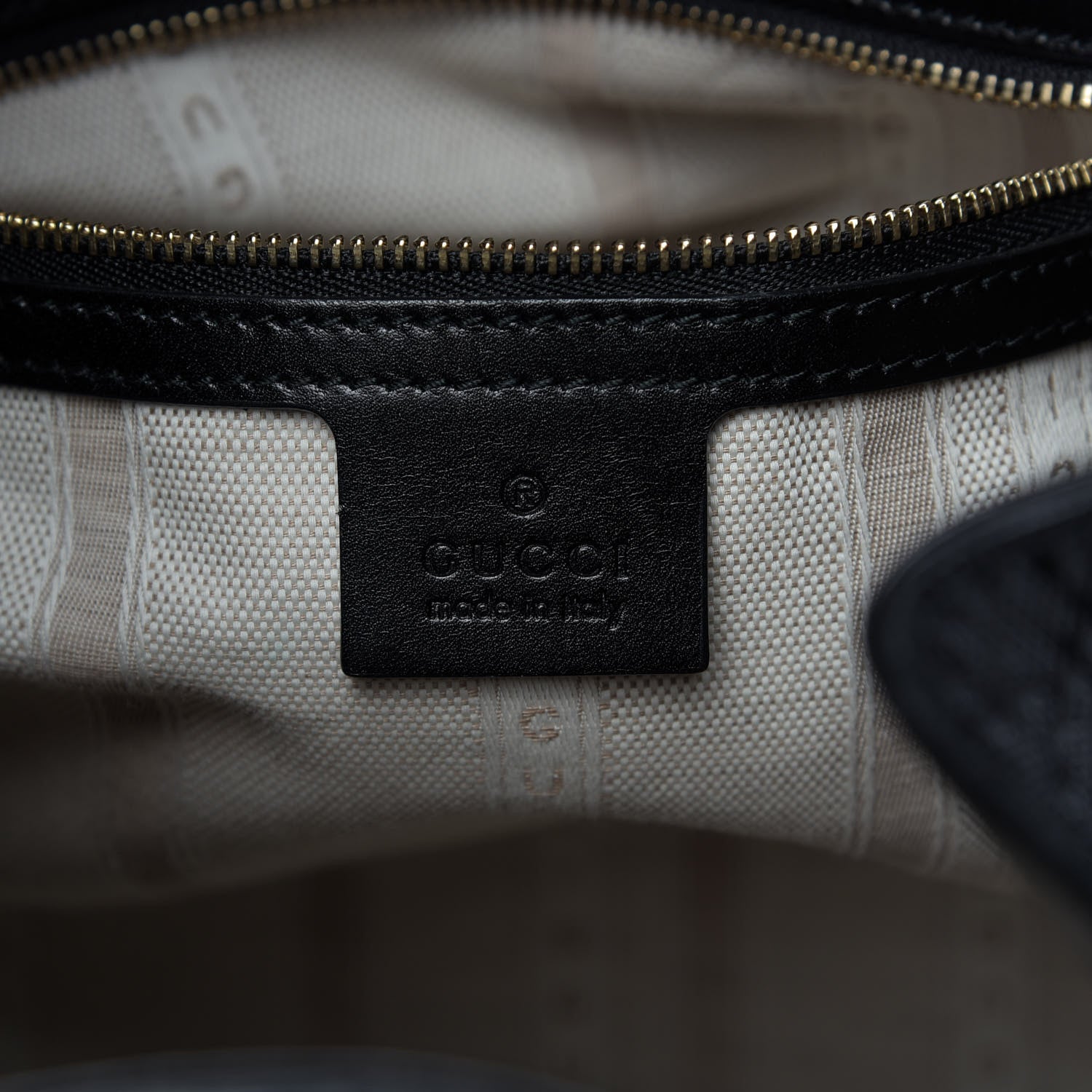 Gucci Bright Diamante Medium Bucket Bag Black 8 of 10