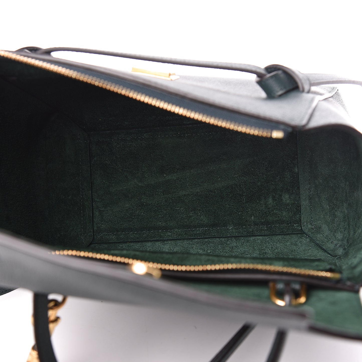 Grained Calfskin Micro Belt Bag Amazone