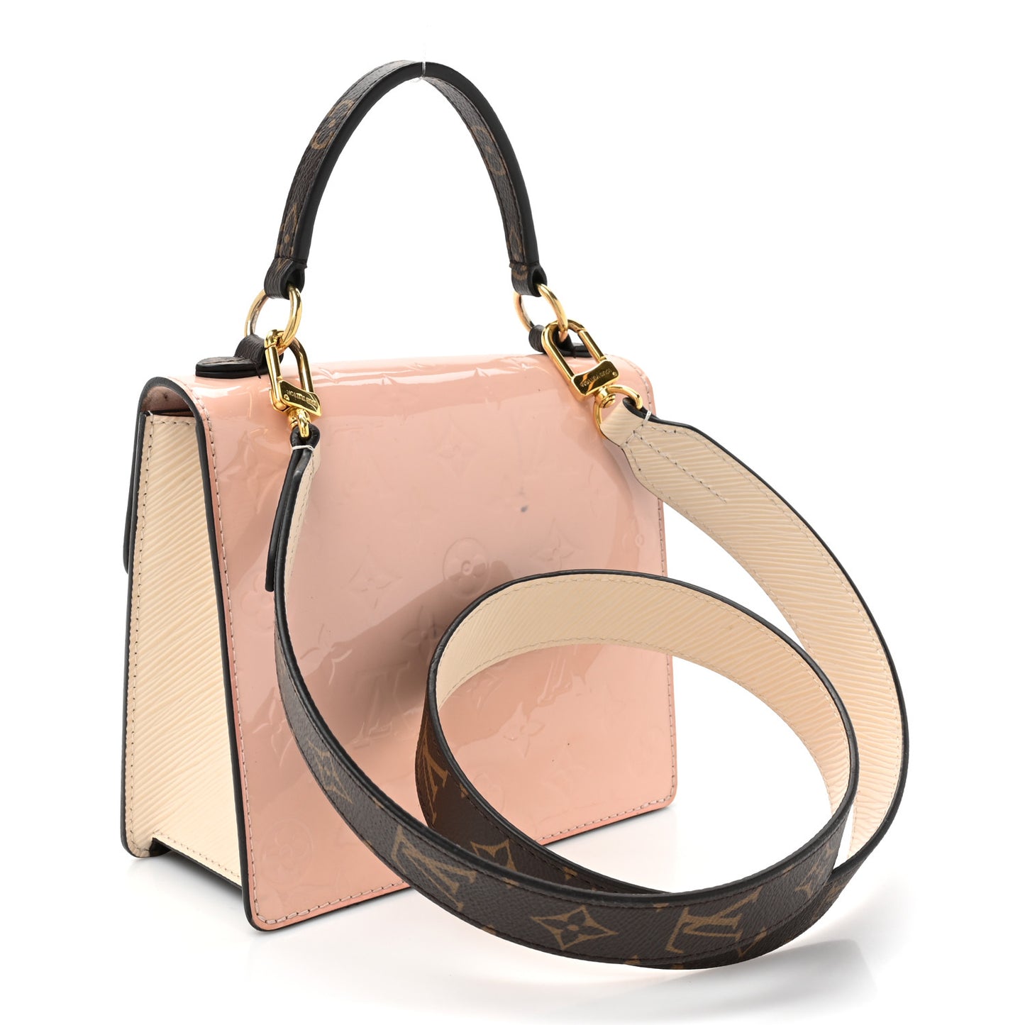 Vernis Epi Monogram Spring Street Rose Ballerine