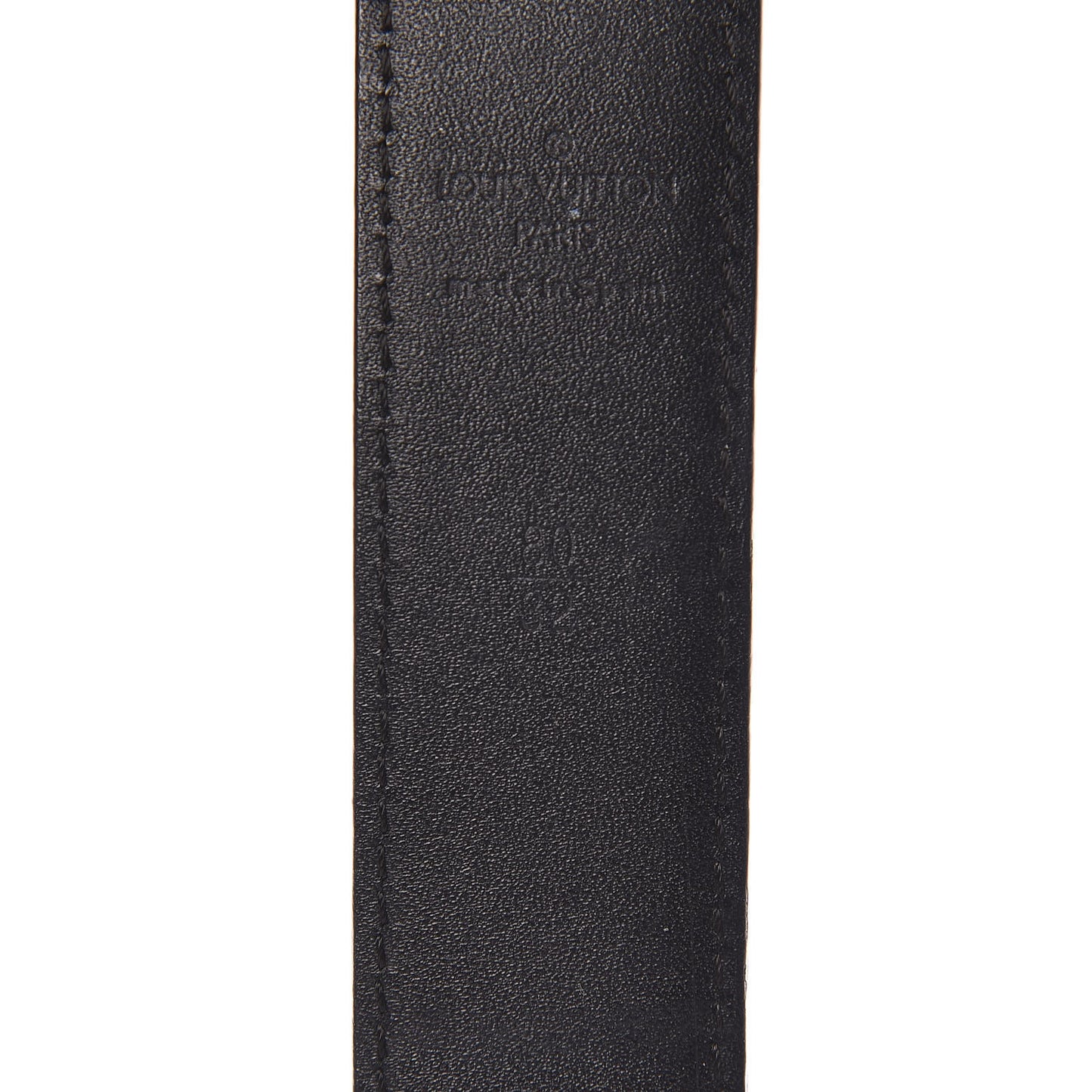 Monogram Multicolor LV Cut Reversible Belt 80 32 Black