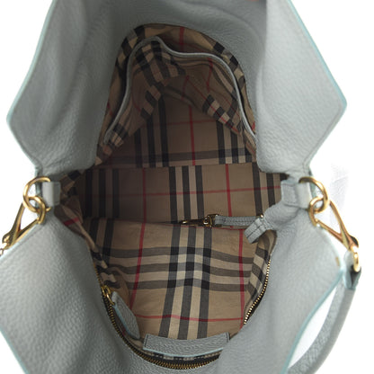 Burberry Grainy Calfskin Medium Cale Hobo Sky Blue 5 of 19