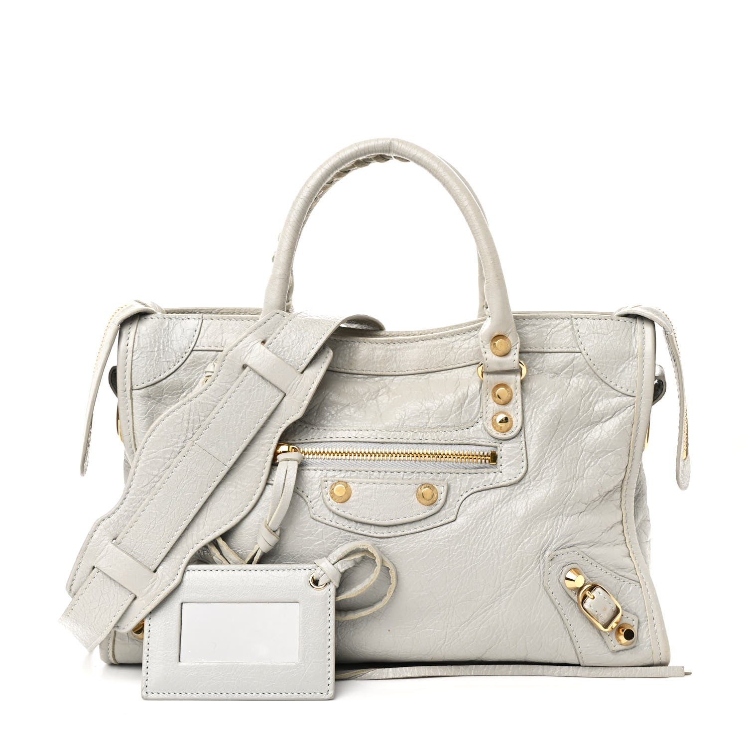 Balenciaga Agneau Classic Gold Hardware S City Gris Nuage 3 of 16
