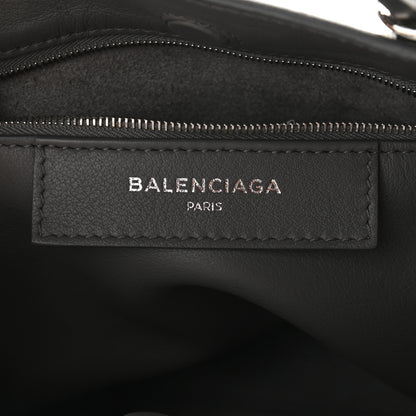 Balenciaga Calfskin Papier Mini A4 Zip Around Tote Gris Metal 6 of 9