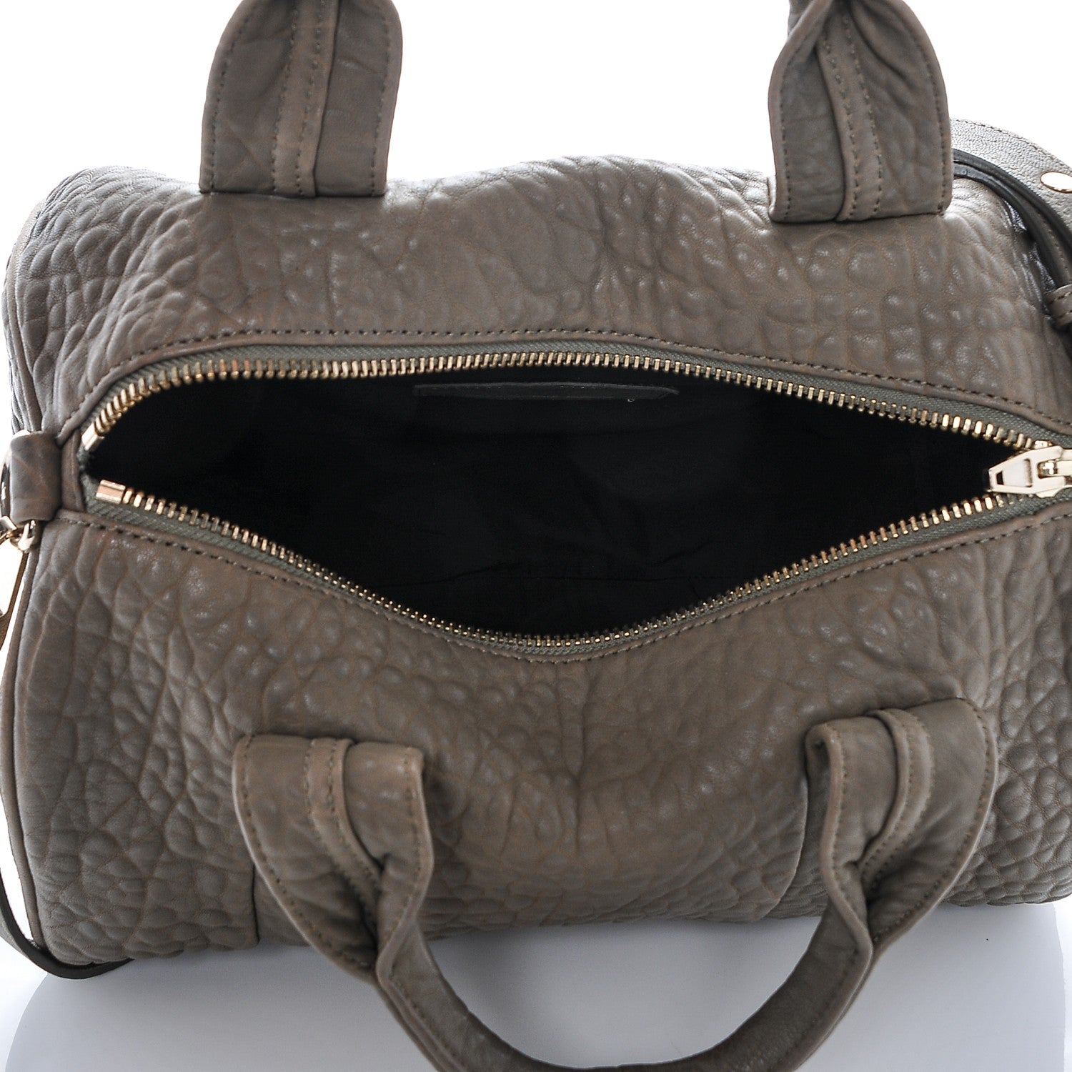 Alexander Wang Pebbled Lambskin Rocco Grey 7 of 8