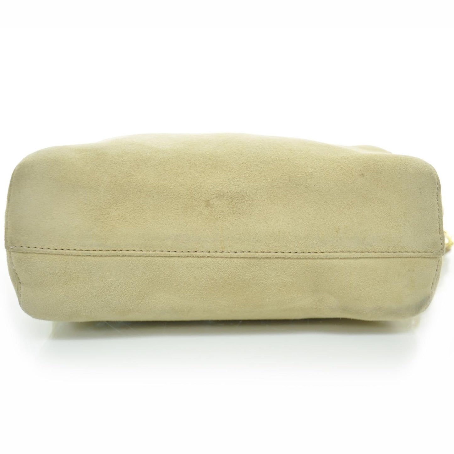 Suede Scamosciato Shoulder Bag Beige