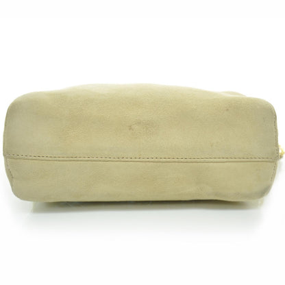 Prada Suede Scamosciato Shoulder Bag Beige 3 of 10