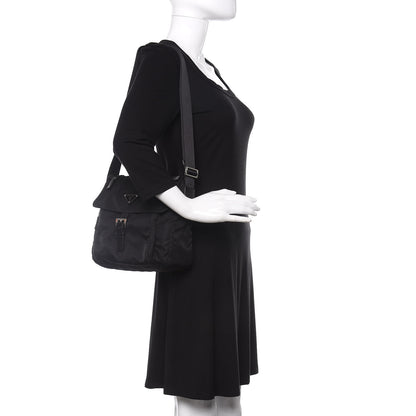 Prada Nylon Vela Messenger Black 2 of 10