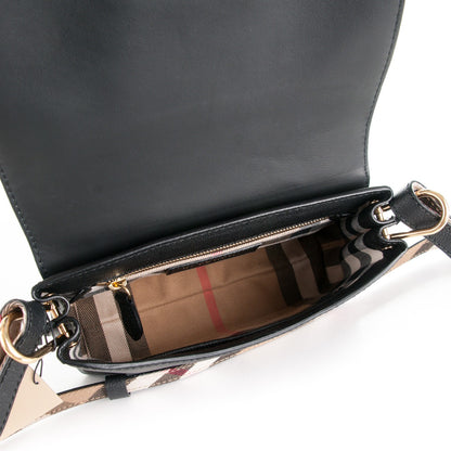 Burberry Soft Grain Calfskin Small Medley Crossbody Black 5 of 8