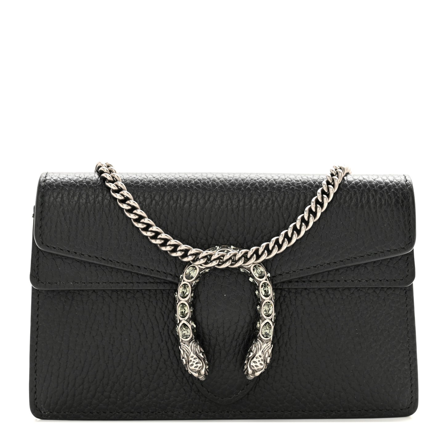 Calfskin Super Mini Dionysus Shoulder Bag Black
