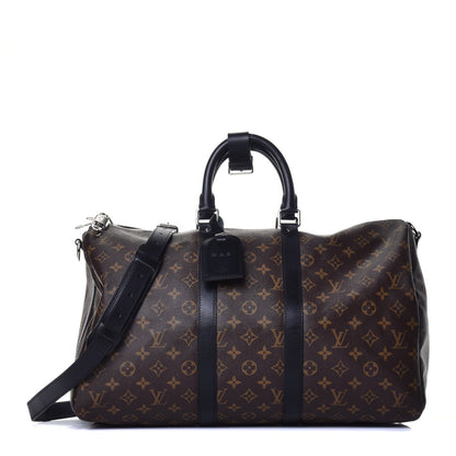 Louis Vuitton Monogram Macassar Keepall Bandouliere 45 1 of 8