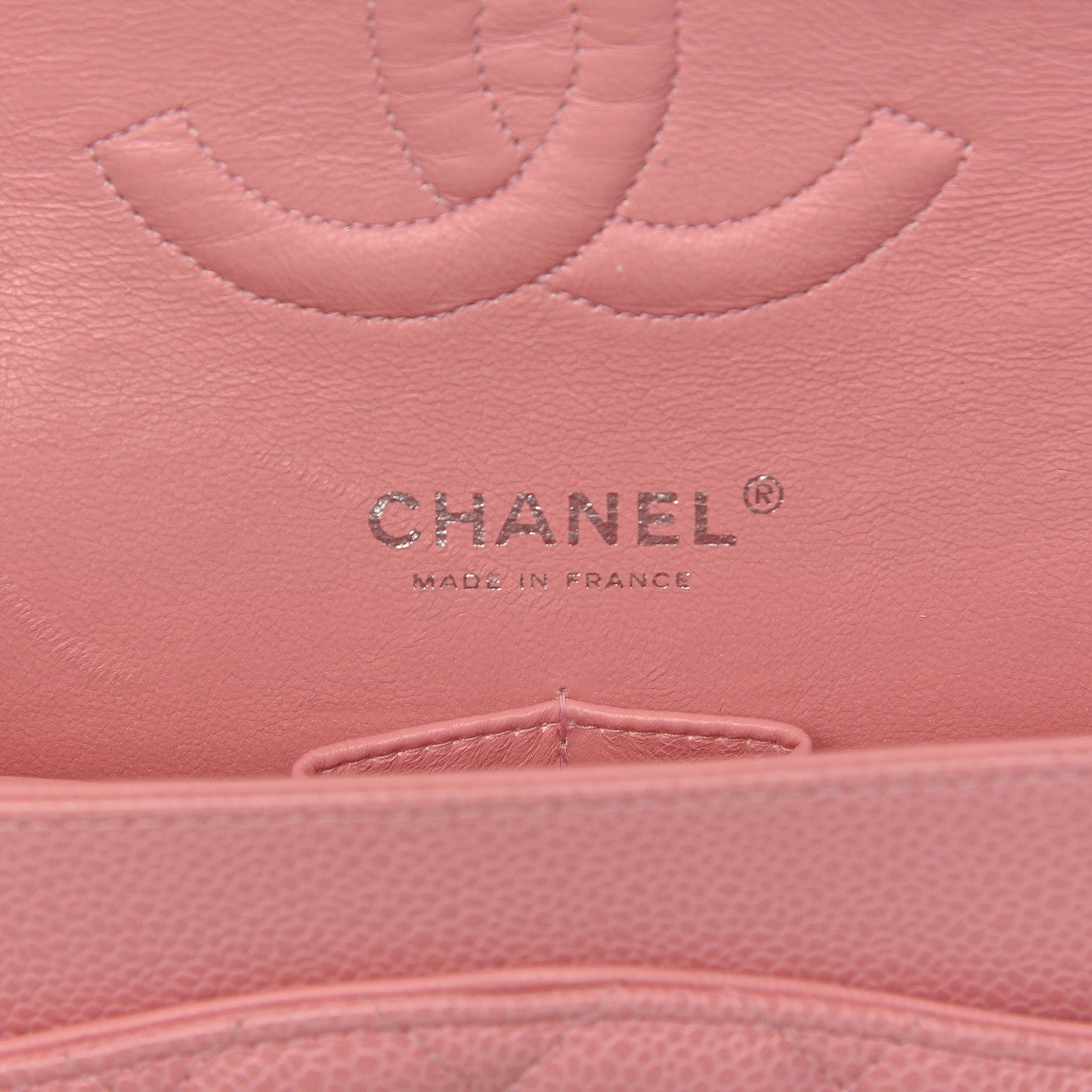 Chanel Caviar Quilted Medium Double Flap Pink 6 of 11