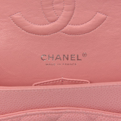 Chanel Caviar Quilted Medium Double Flap Pink 6 of 11