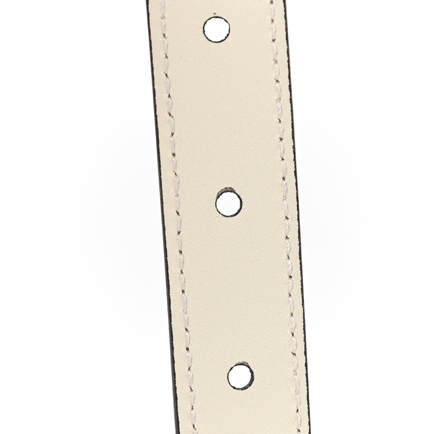 Plutone Calfskin Gucci Buckle 20mm Thin Belt 70 28 Mystic White