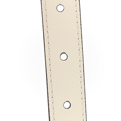 Gucci Plutone Calfskin Gucci Buckle 20mm Thin Belt 70 28 Mystic White 4 of 4