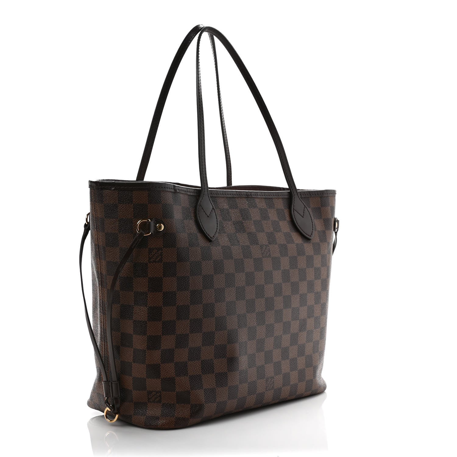 Louis Vuitton Damier Ebene Neo Neverfull MM Rose Ballerine 3 of 11