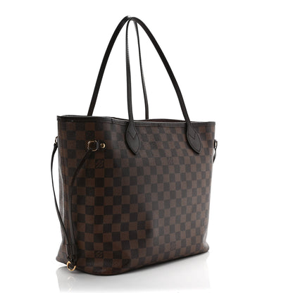 Louis Vuitton Damier Ebene Neo Neverfull MM Rose Ballerine 3 of 11