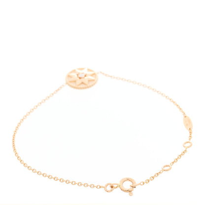 Christian Dior 18K Rose Gold Diamond Pink Opal Rose Des Vents Bracelet 2 of 5