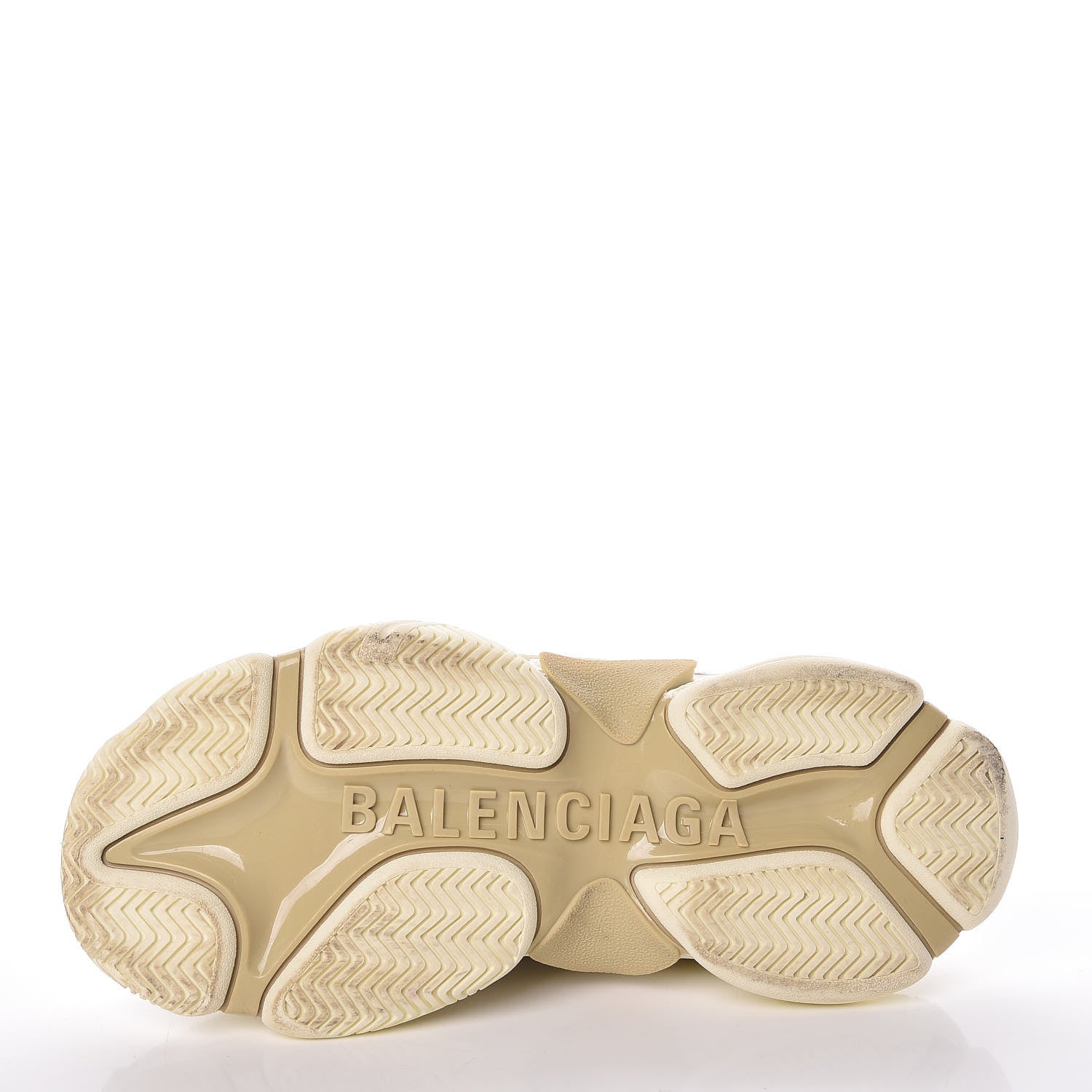 Balenciaga Fabric Mesh Mens Triple S Sneakers 39 White 8 of 24