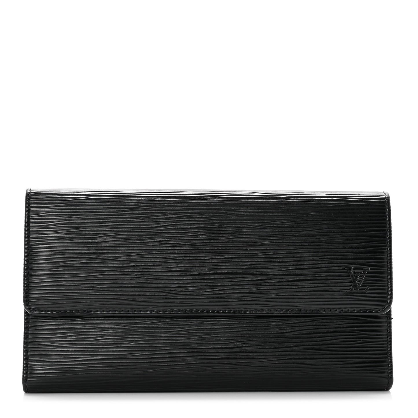 Epi Porte Tresor International Wallet Black