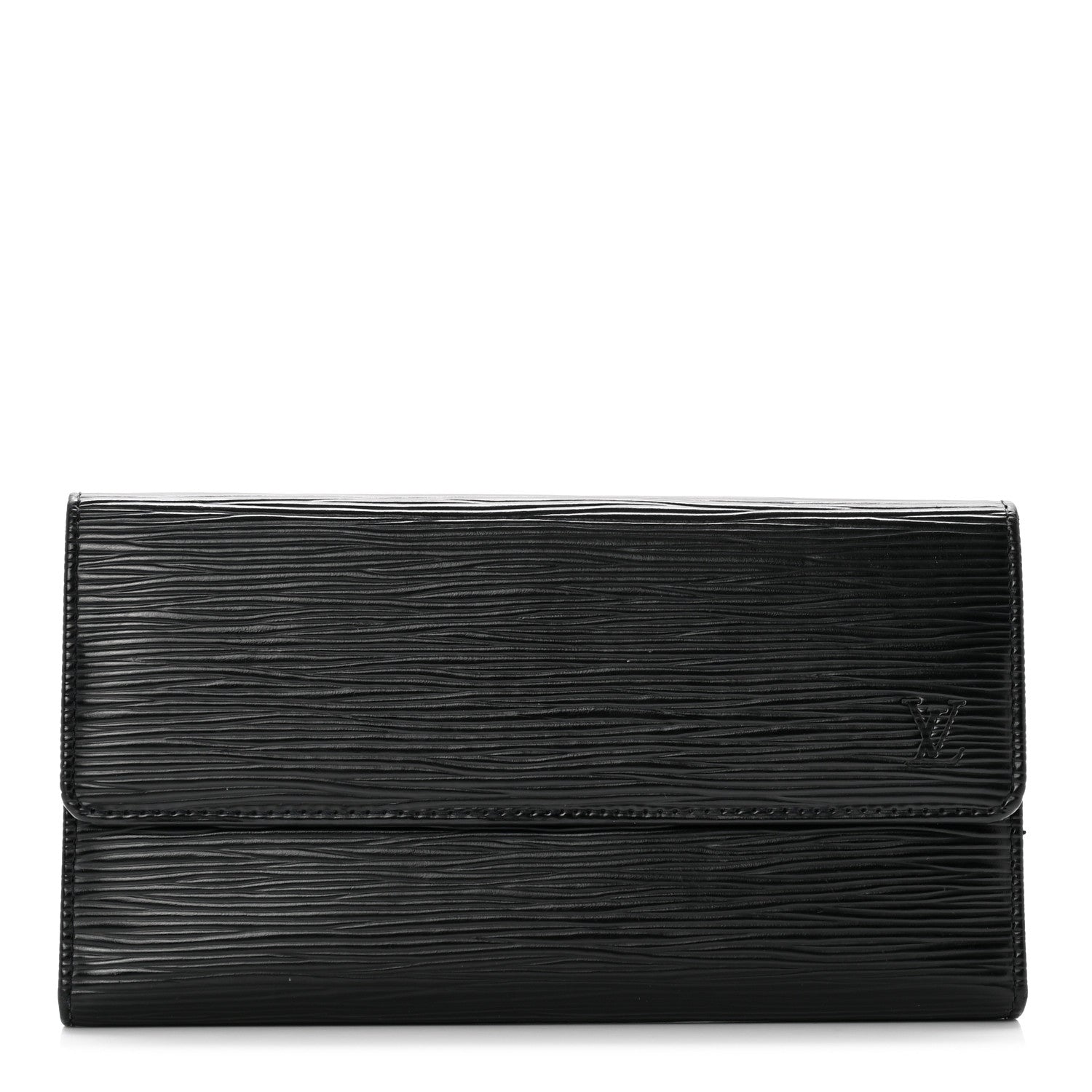 Louis Vuitton Epi Porte Tresor International Wallet Black 1 of 7