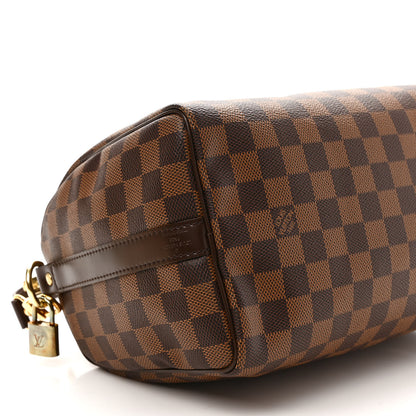 Louis Vuitton Damier Ebene Speedy Bandouliere 25 8 of 9