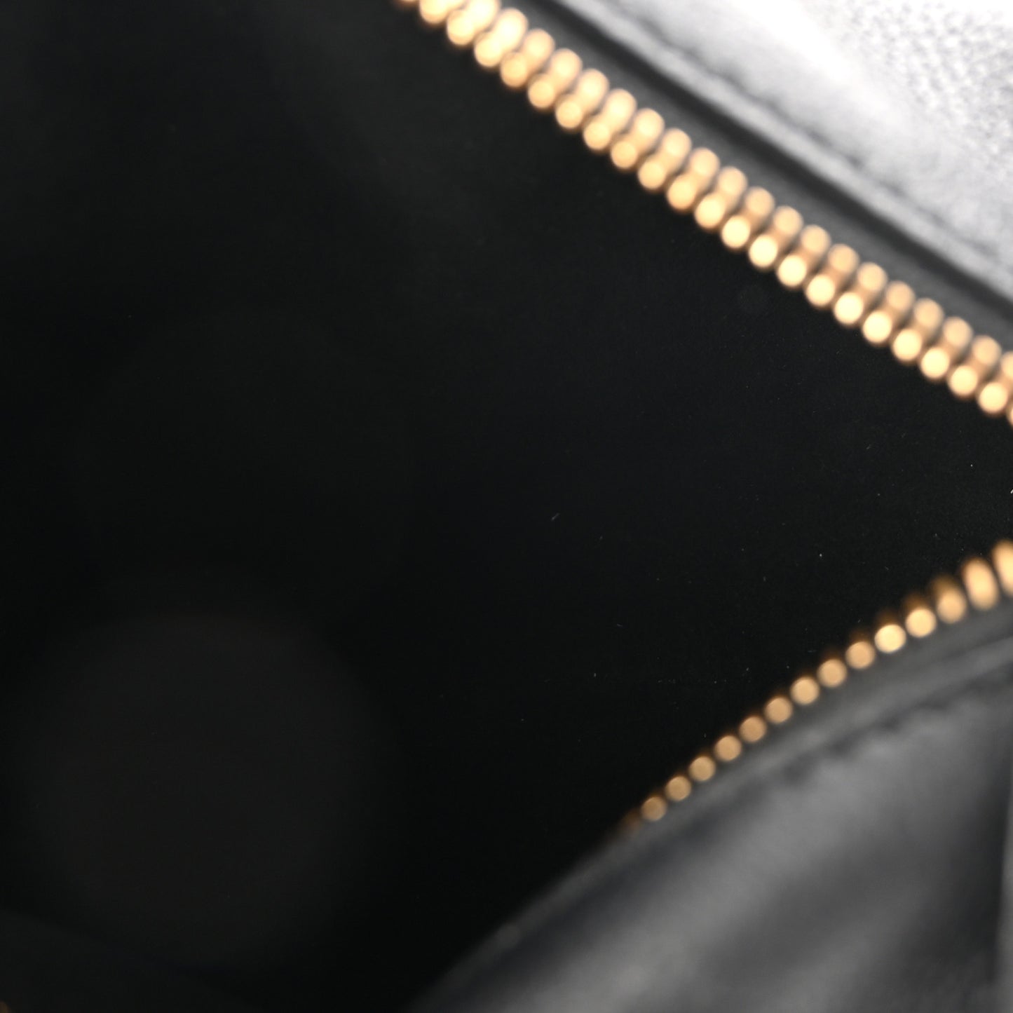 Grained Calfskin Side Trunk PM Black