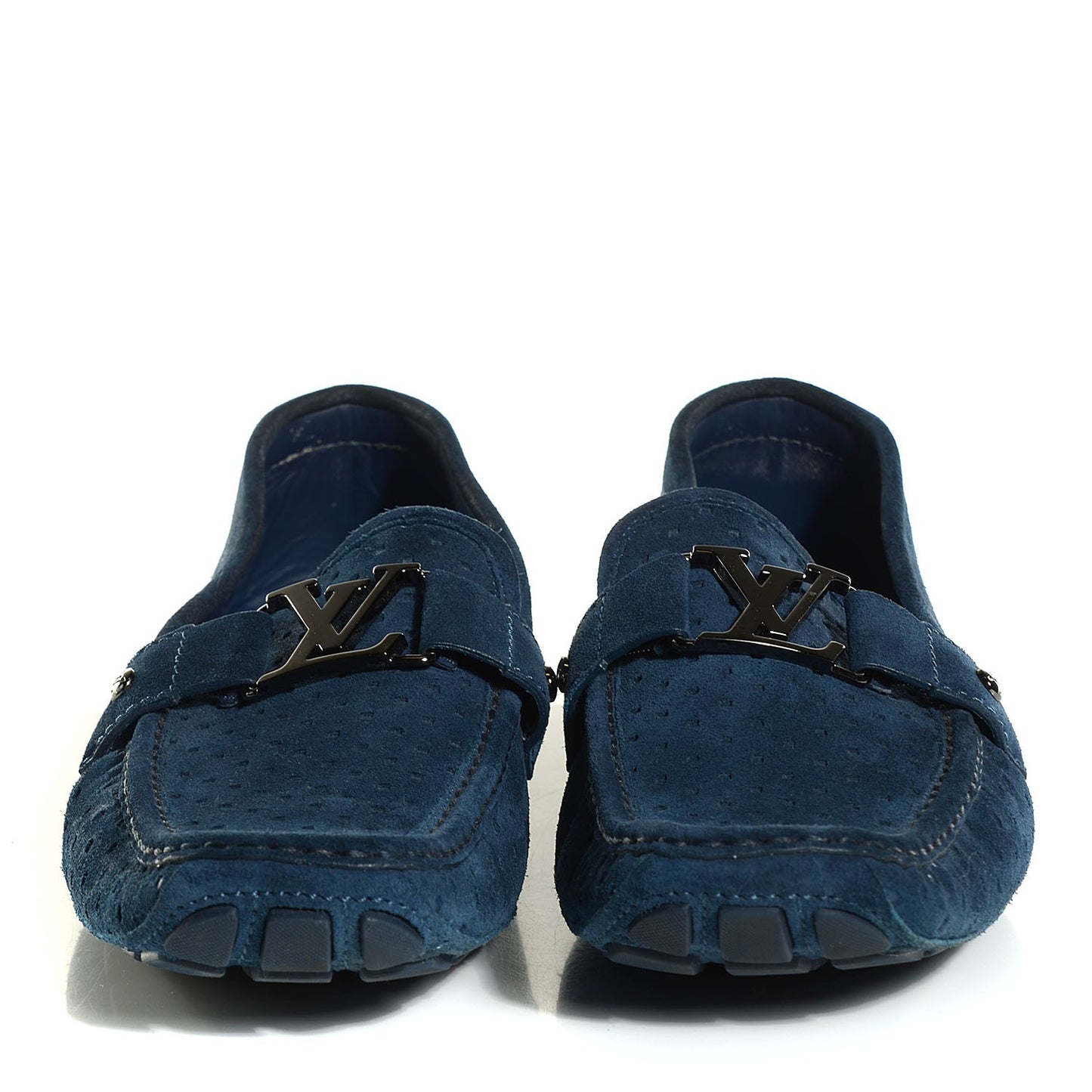 Perforated Suede Monte Carlo Mens Loafers Marine 12