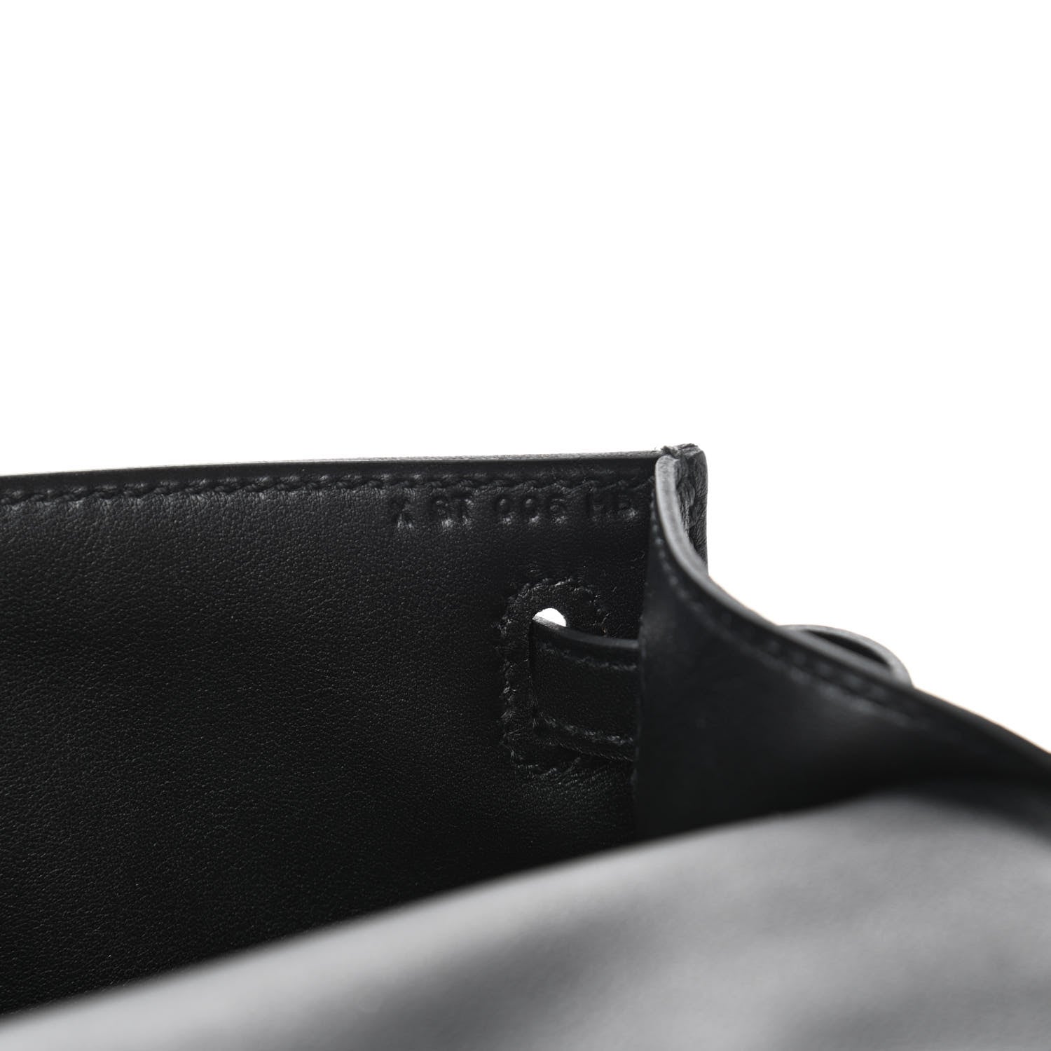 Hermes Swift Kelly Pochette Clutch Black 20 of 25