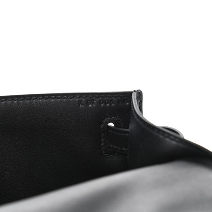 Hermes Swift Kelly Pochette Clutch Black 20 of 25