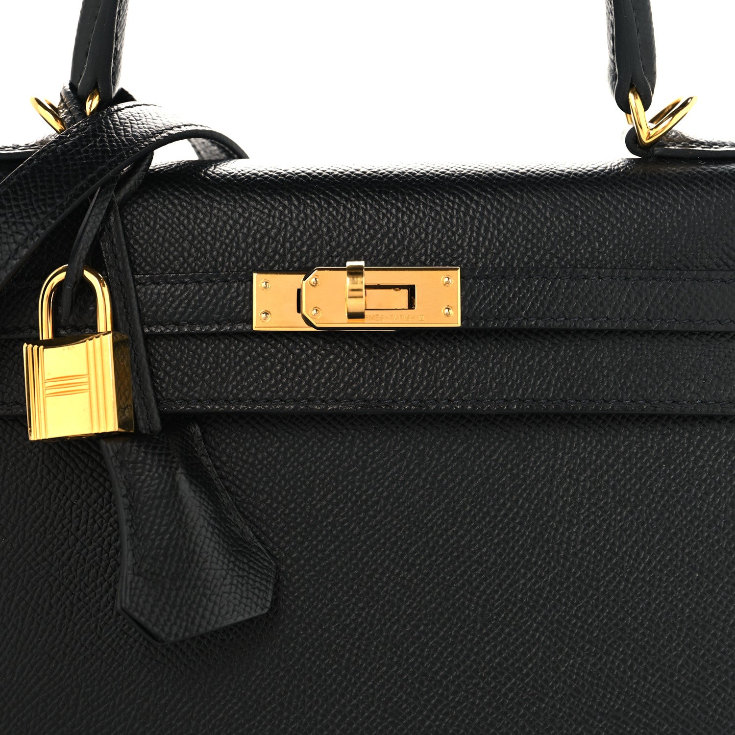 Hermes Epsom Kelly Sellier 25 Black 8 of 10