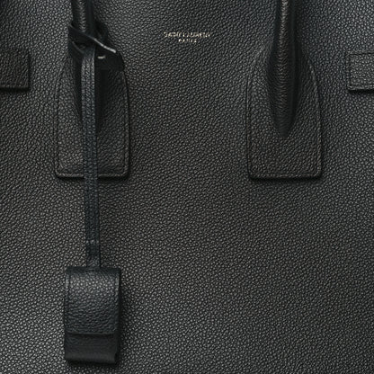 Saint Laurent Grained Calfskin Small Sac De Jour Black 8 of 11