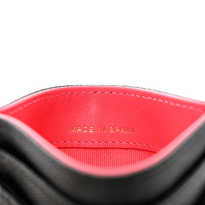 Chanel Caviar Metal Perforated Quilted CC Card Holder Black 8 of 9