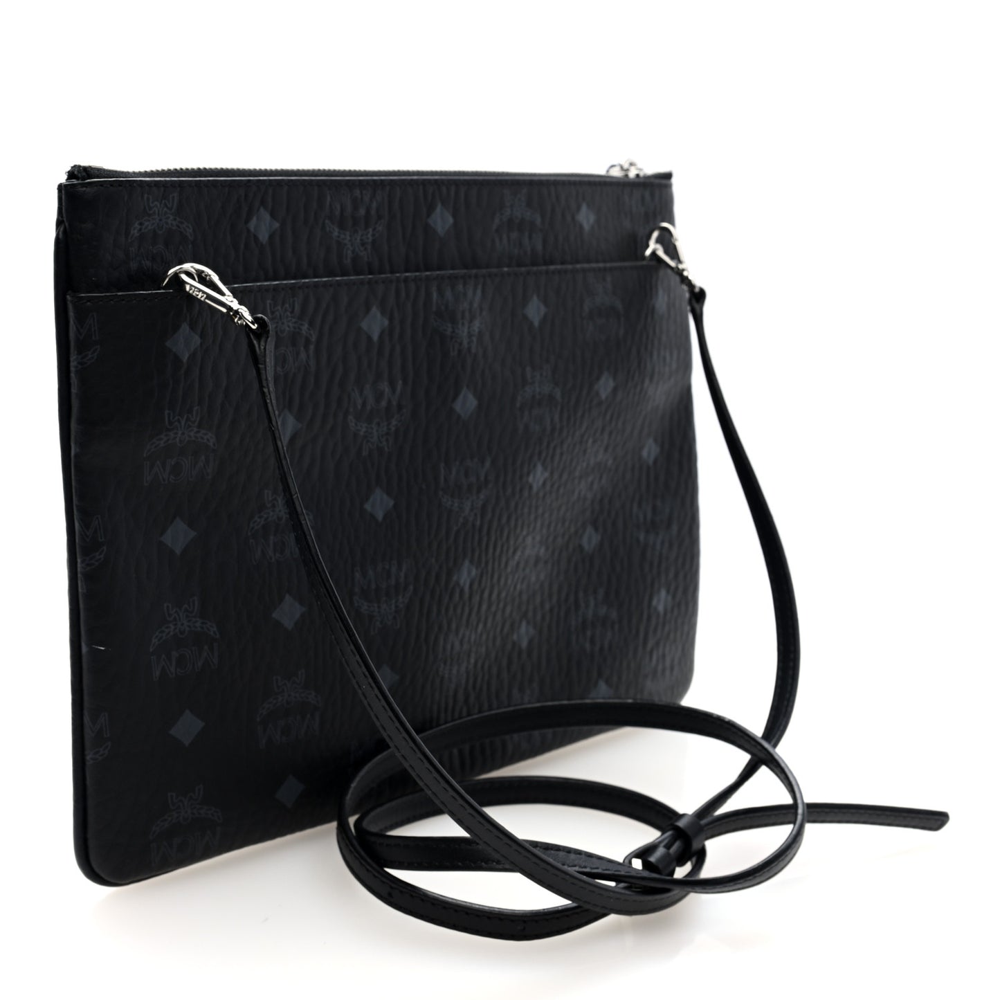 Visetos Medium Crossbody Pouch Black