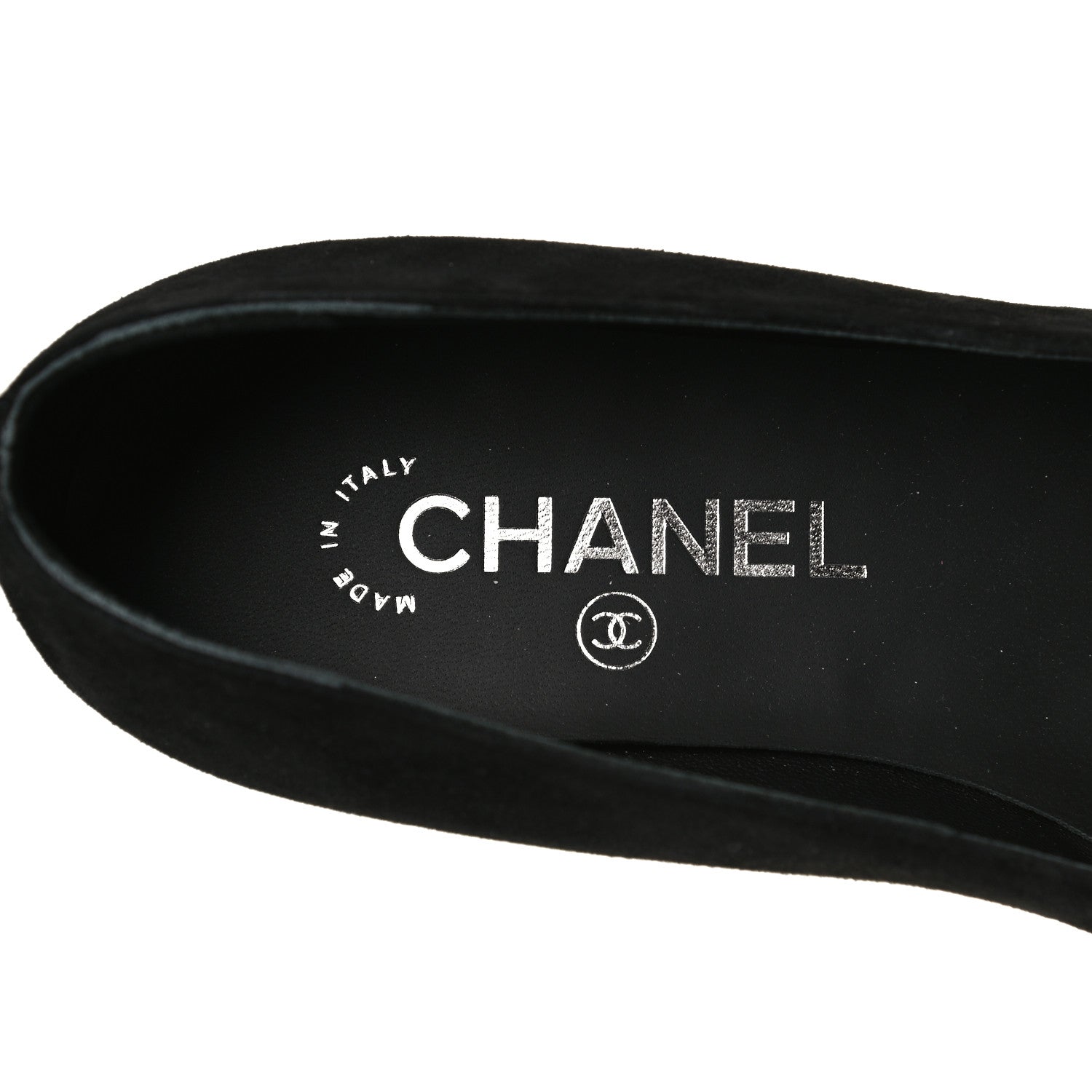 Chanel Suede Calfskin Grosgrain Crystal Star Mocassin Loafers 36.5 Black 8 of 10