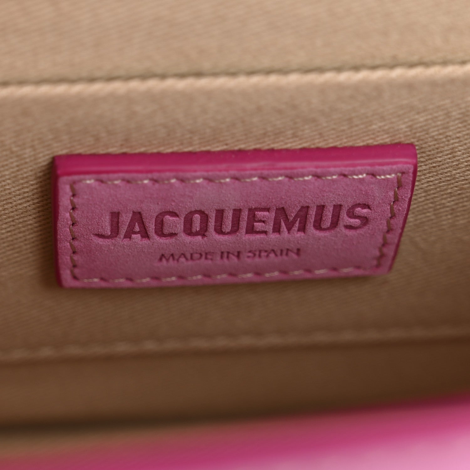 Jacquemus Suede Le Chiquito Noeud Pink 6 of 10