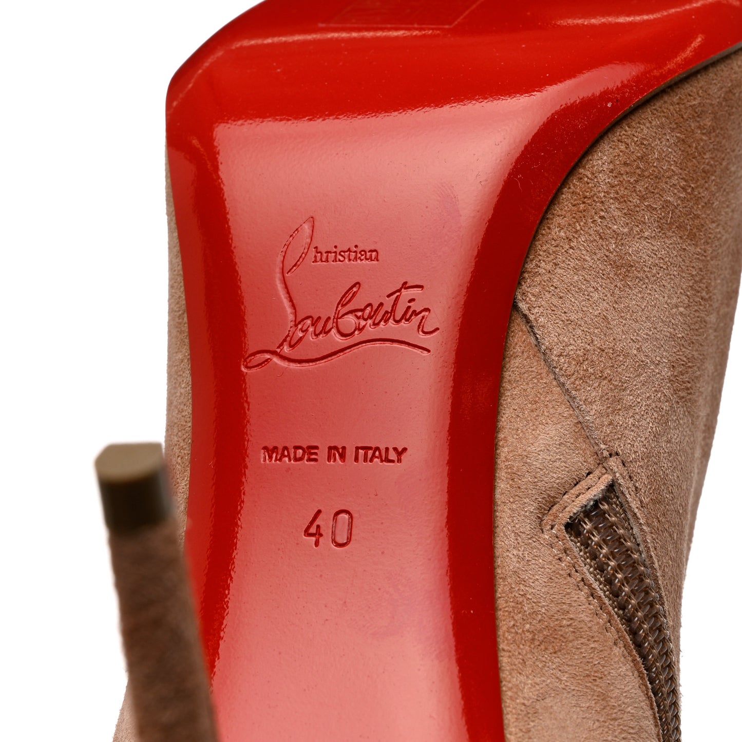 Veau Velours Firmamma 85 Booties 40 Courtisane Pink Bronze