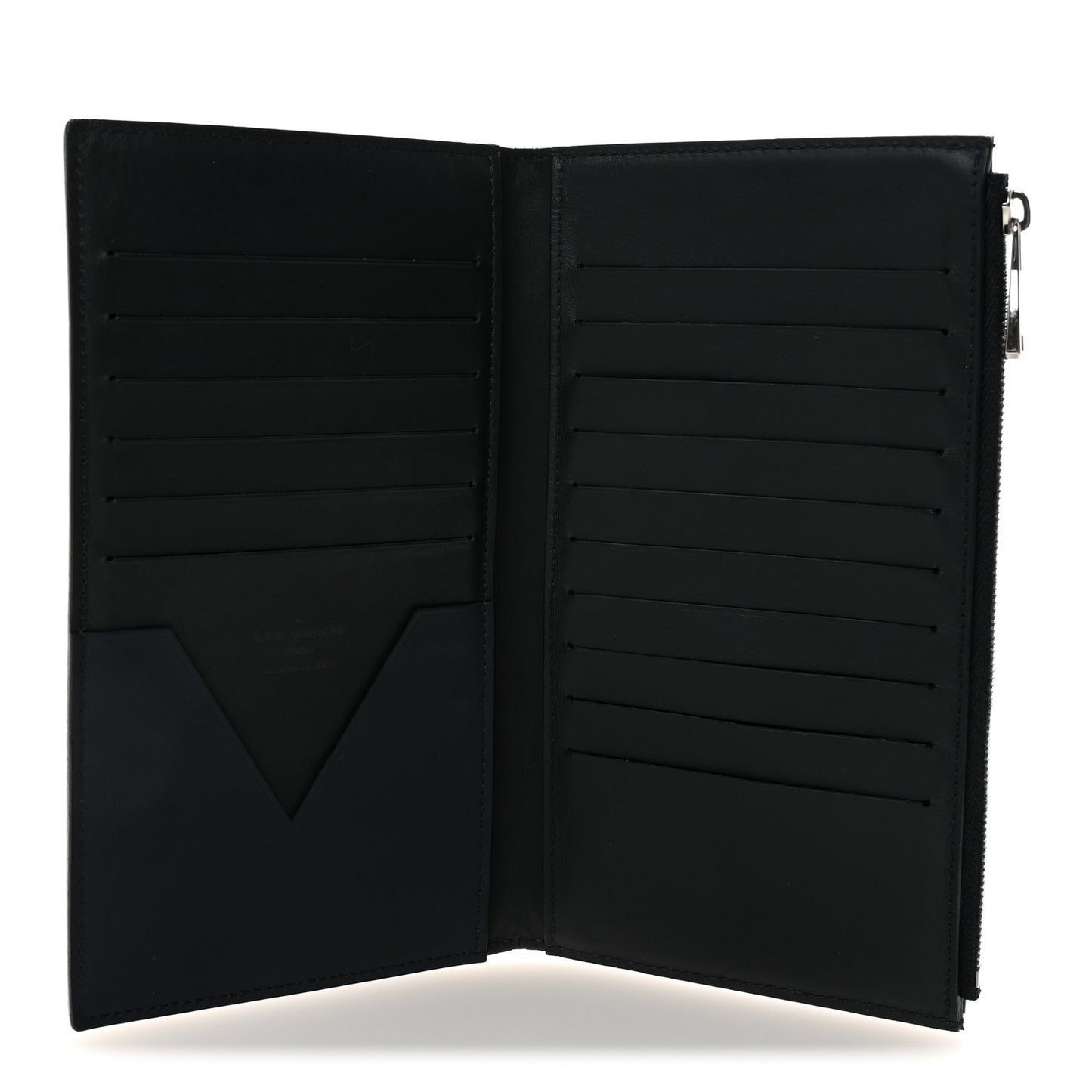 Smooth Calfskin America's Cup Organizer Wallet  Navy