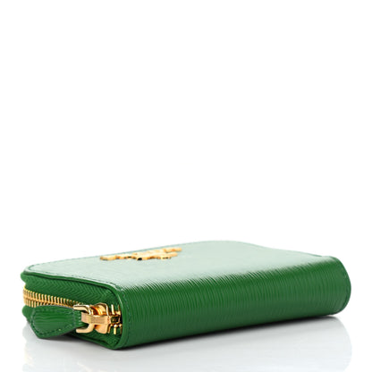 Prada Vitello Move Metal Coin Purse Verde 3 of 4