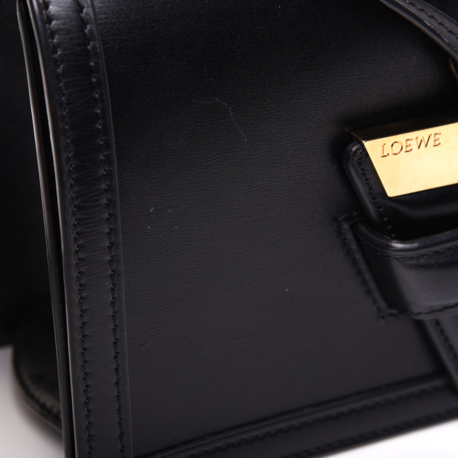 Loewe Calfskin Medium Barcelona Shoulder Bag Black 15 of 29